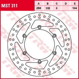 TRW LUCAS TARCZA HAMULCOWA PRZÓD SUZUKI RM 125/250 89-12, DR 250 95-07, DRZ