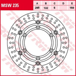 TRW LUCAS ZF TARCZA HAMULCOWA YAMAHA XJ 1100 DRAG STAR /1100A CLAS. /1300 R