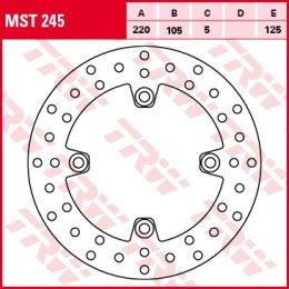 TRW LUCAS TARCZA HAMULCOWA TYŁ HONDA CBR 600 900
