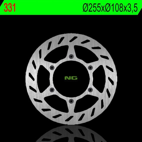 NG TARCZA HAMULCOWA PRZÓD AJP PR3/PR4 125/200 04-09 255X108X3,5 MM 6X6,5 MM NG TARCZA HAMULCOWA PRZÓD AJP PR3/PR4 125/200 04-09 255X108X3,5 MM 6X6,5 MM