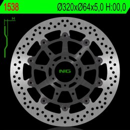 NG TARCZA HAMULCOWA PRZÓD BMW S 1000R RR 13-20, HP4 12-17, S100XR 17-19 320X64X5, 0MM 6X8, 5MM PŁYWAJĄCA