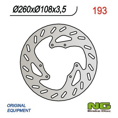 NG TARCZA HAMULCOWA PRZÓD DERBI 50 125 GAS GAS 125 NG TARCZA HAMULCOWA PRZÓD DERBI 50 125 GAS GAS 125