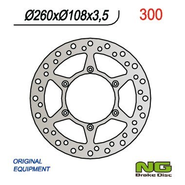 NG TARCZA HAMULCOWA PRZÓD GAS GAS 125 94-99 (260X108X3,5) NG TARCZA HAMULCOWA PRZÓD GAS GAS 125 94-99 (260X108X3,5)