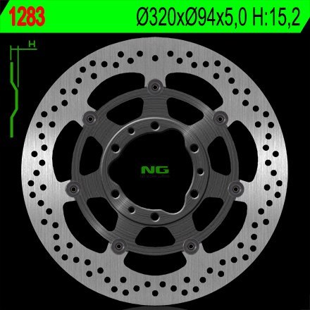 NG TARCZA HAMULCOWA PRZÓD HONDA CBR 1000 RR 08-17 NG TARCZA HAMULCOWA PRZÓD HONDA CBR 1000 RR 08-17