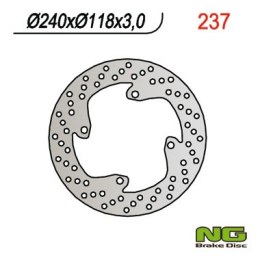 NG TARCZA HAMULCOWA PRZÓD HONDA CR 250R '91, CR 500 '87-'91 (240X118X3)