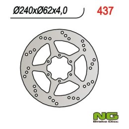 NG TARCZA HAMULCOWA PRZÓD HONDA CRM 125 90-99 (240X62X4) (6X10,5MM)