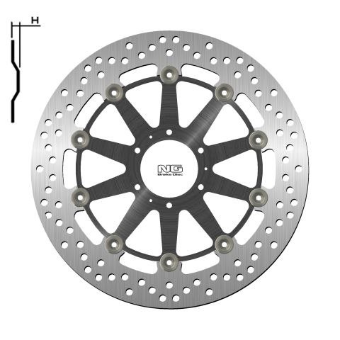 NG TARCZA HAMULCOWA PRZÓD HONDA XL 1000V 99-13 NG TARCZA HAMULCOWA PRZÓD HONDA XL 1000V 99-13