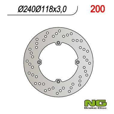 NG TARCZA HAMULCOWA PRZÓD HONDA XL600R 83-87 NG TARCZA HAMULCOWA PRZÓD HONDA XL600R 83-87