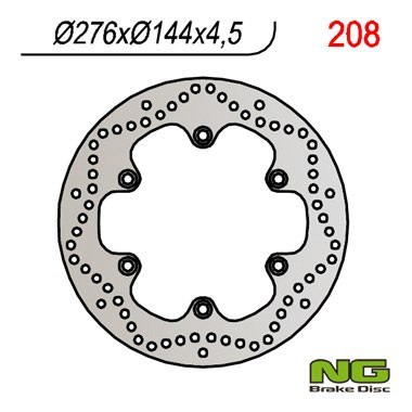 NG TARCZA HAMULCOWA PRZÓD HONDA XL600V 87 NG TARCZA HAMULCOWA PRZÓD HONDA XL600V 87