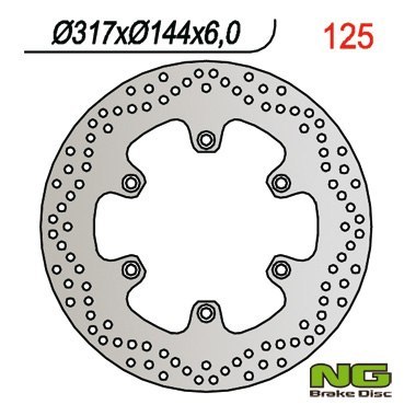 NG TARCZA HAMULCOWA PRZÓD HONDA NTV 650 VF750 93- NG TARCZA HAMULCOWA PRZÓD HONDA NTV 650 VF750 93-