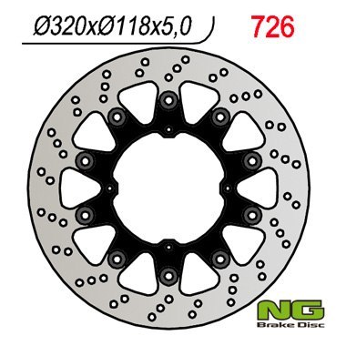 NG TARCZA HAMULCOWA PRZÓD HONDA XR 250/400/650 SUPERMOTO 320X118X5 MM 4X6,5 NG TARCZA HAMULCOWA PRZÓD HONDA XR 250/400/650 SUPERMOTO 320X118X5 MM 4X6,5