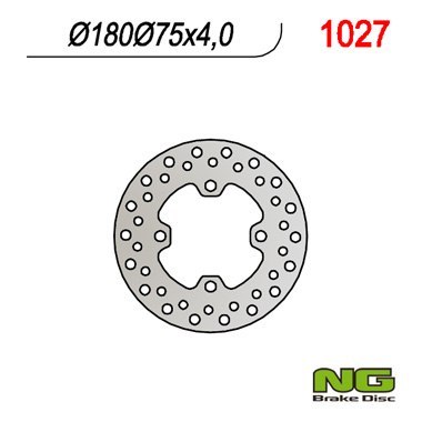 NG TARCZA HAMULCOWA PRZÓD HONDA RINCON 680 EFI 06- NG TARCZA HAMULCOWA PRZÓD HONDA RINCON 680 EFI 06-