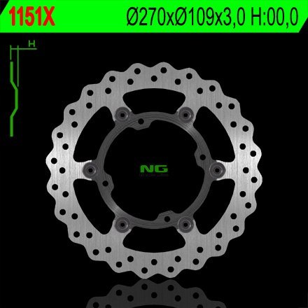 NG TARCZA HAMULCOWA PRZÓD KAWASAKI KXF 250 450 15- NG TARCZA HAMULCOWA PRZÓD KAWASAKI KXF 250 450 15-