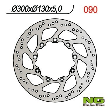 NG TARCZA HAMULCOWA PRZÓD KAWASAKI KLE 500 91-03 NG TARCZA HAMULCOWA PRZÓD KAWASAKI KLE 500 91-03
