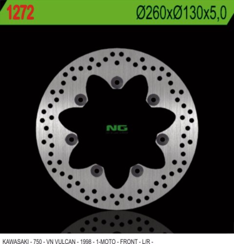 NG TARCZA HAMULCOWA PRZÓD KAWASAKI VN750 VULCAN