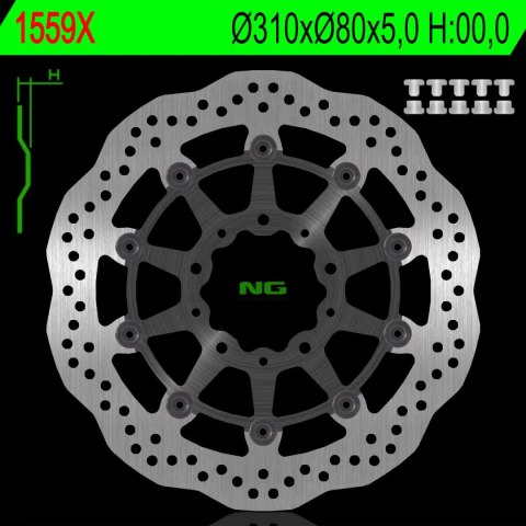 NG TARCZA HAMULCOWA PRZÓD KAWASAKI Z 1000 ABS 15-17, ZS6R 13-17, Z800 12-18 NG TARCZA HAMULCOWA PRZÓD KAWASAKI Z 1000 ABS 15-17, ZS6R 13-17, Z800 12-18