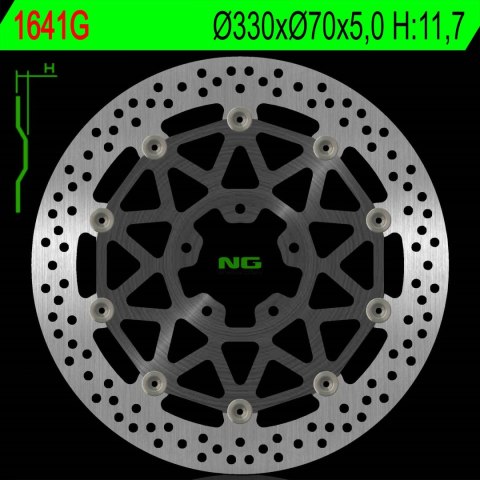 NG TARCZA HAMULCOWA PRZÓD KAWASAKI ZX 10R 17-18 PŁYWAJĄCA NG TARCZA HAMULCOWA PRZÓD KAWASAKI ZX 10R 17-18 PŁYWAJĄCA