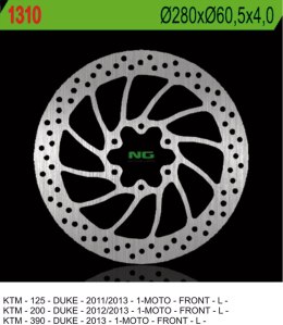 NG TARCZA HAMULCOWA PRZÓD KTM 125 200