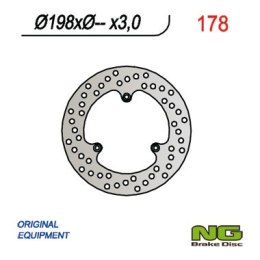 NG TARCZA HAMULCOWA PRZÓD KTM 60 65 85 SX 198X X3
