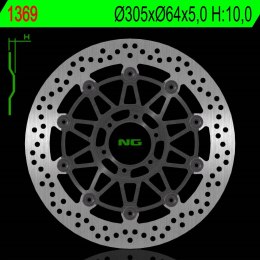 NG TARCZA HAMULCOWA PRZÓD KTM 950/990 SMR/SMT 05-14 PŁYWAJĄCA