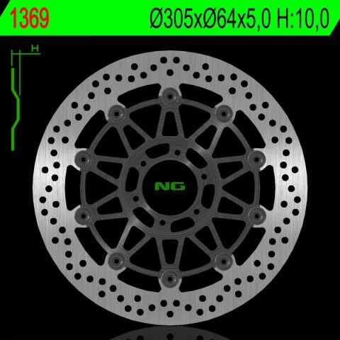 NG TARCZA HAMULCOWA PRZÓD KTM 950/990 SMR/SMT 05-14 PŁYWAJĄCA NG TARCZA HAMULCOWA PRZÓD KTM 950/990 SMR/SMT 05-14 PŁYWAJĄCA