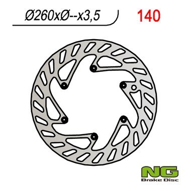 NG TARCZA HAMULCOWA PRZÓD KTM HUSABERG 260X NG TARCZA HAMULCOWA PRZÓD KTM HUSABERG 260X