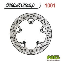 NG TARCZA HAMULCOWA PRZÓD PIAGGIO 125/250/400/500 (260X125X5)