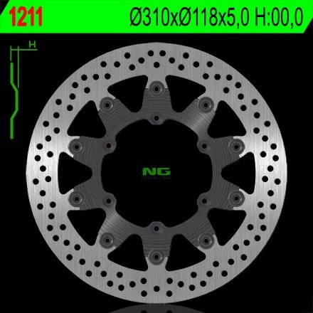 NG TARCZA HAMULCOWA PRZÓD SUZUKI DRZ 400 SM 05-10 WAVE 310 MM 310X118X5 NG TARCZA HAMULCOWA PRZÓD SUZUKI DRZ 400 SM 05-10 WAVE 310 MM 310X118X5