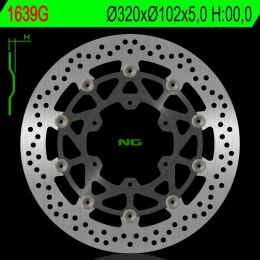 NG TARCZA HAMULCOWA PRZÓD SUZUKI GSXR ABS 1000 17-19 PŁYWAJĄCA