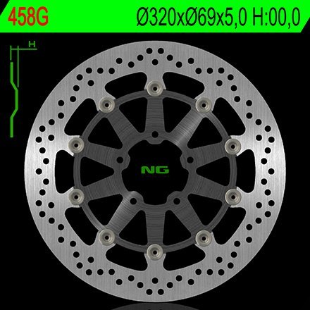 NG TARCZA HAMULCOWA PRZÓD SUZUKI GSXR600 750 97-03