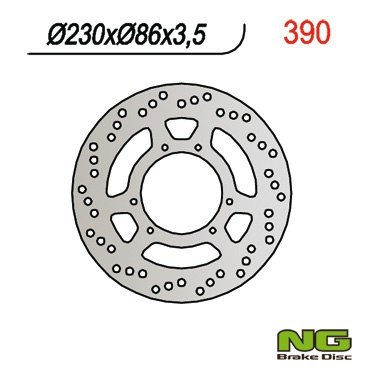 NG TARCZA HAMULCOWA PRZÓD YAMAHA DT125R TT 350 600