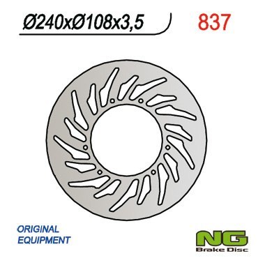 NG TARCZA HAMULCOWA PRZÓD YAMAHA DT50R 03-08 XT125