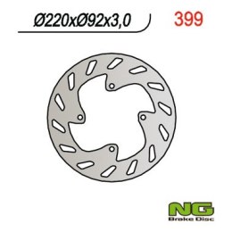 NG TARCZA HAMULCOWA PRZÓD TTR 125 00-03, R LWE LEM 18-21, DT 50LC 98-220X92X3