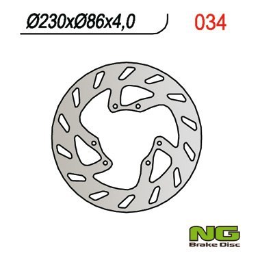 NG TARCZA HAMULCOWA PRZÓD YAMAHA YZ 125 86-87 YZ