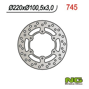 NG TARCZA HAMULCOWA PRZÓD YAMAHA YZ 80 85 93-16