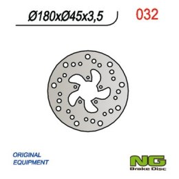 NG TARCZA HAMULCOWA PRZÓD/TYŁ GAS PAMPERA 125/250/370 98, EC 50 99, TXT BOY