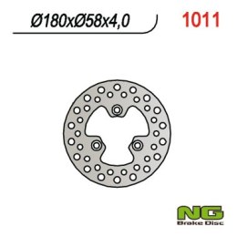 NG TARCZA HAMULCOWA PRZÓD TYŁ KYMCO SKUTERY 50 125 150 300, QUAD 250 300 180X58X4 3 OTWORY ŚR.10, 5