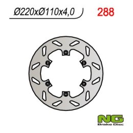 NG TARCZA HAMULCOWA TYŁ APRILIA RS 125 92-96, RX 125 89-00, PEGASO 125 89-9