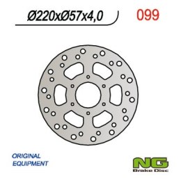 NG TARCZA HAMULCOWA TYŁ DERBI GPR50 97-03, CAGIVA 50 MITO 98-99 220X57X4