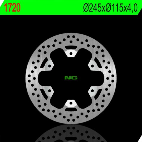NG TARCZA HAMULCOWA TYŁ DUCATI MONSTER 797 18-20 STEALTH 821 19-20 245X115X4MM 6X8, 25MM