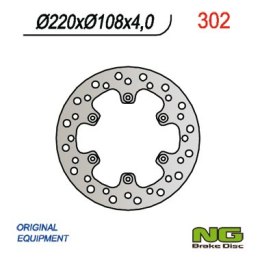 NG TARCZA HAMULCOWA TYŁ GAS GAS 94-99 220X108X4