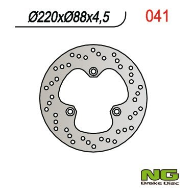 NG TARCZA HAMULCOWA TYŁ HONDA CBR 500/600F 87-90, VFR 400 86-88, NSR 85-91,