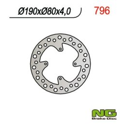 NG TARCZA HAMULCOWA TYŁ HONDA CR 80 85 CRF150R