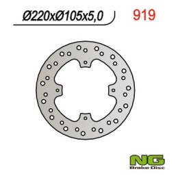 NG TARCZA HAMULCOWA TYŁ HONDA FMX650 '05-'06, NX500 '92-'99 (220X105X5)