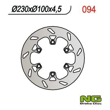 NG TARCZA HAMULCOWA TYŁ KAWASAKI KLX 250 650 KX
