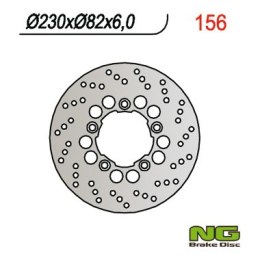 NG TARCZA HAMULCOWA TYŁ KAWASAKI ZX6R 95-97, ZX 7R 96-03, ZXR 750 230X82X6