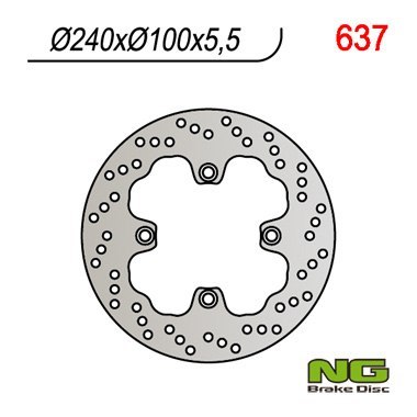 NG TARCZA HAMULCOWA TYŁ KAWASAKI ZZR 600 93-03 ZR7