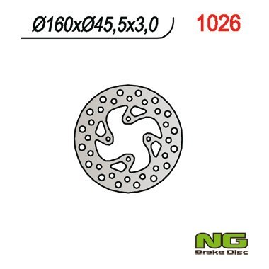 NG TARCZA HAMULCOWA TYŁ KTM 65 SX 98-16