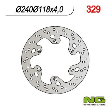 NG TARCZA HAMULCOWA TYŁ SUZUKI RM 125 99-08 RM250