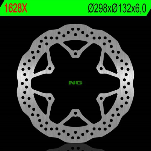 NG TARCZA HAMULCOWA TYŁ XV 950 SPEED IRON 15-18, SCR RACER 15-18 298X132X6, 0MM 6X8, 5MM WAVE